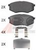 A.B.S. 37932 OE Brake Pad Set, disc brake